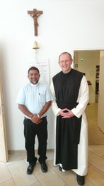 Father Leonard und Pater Wallner